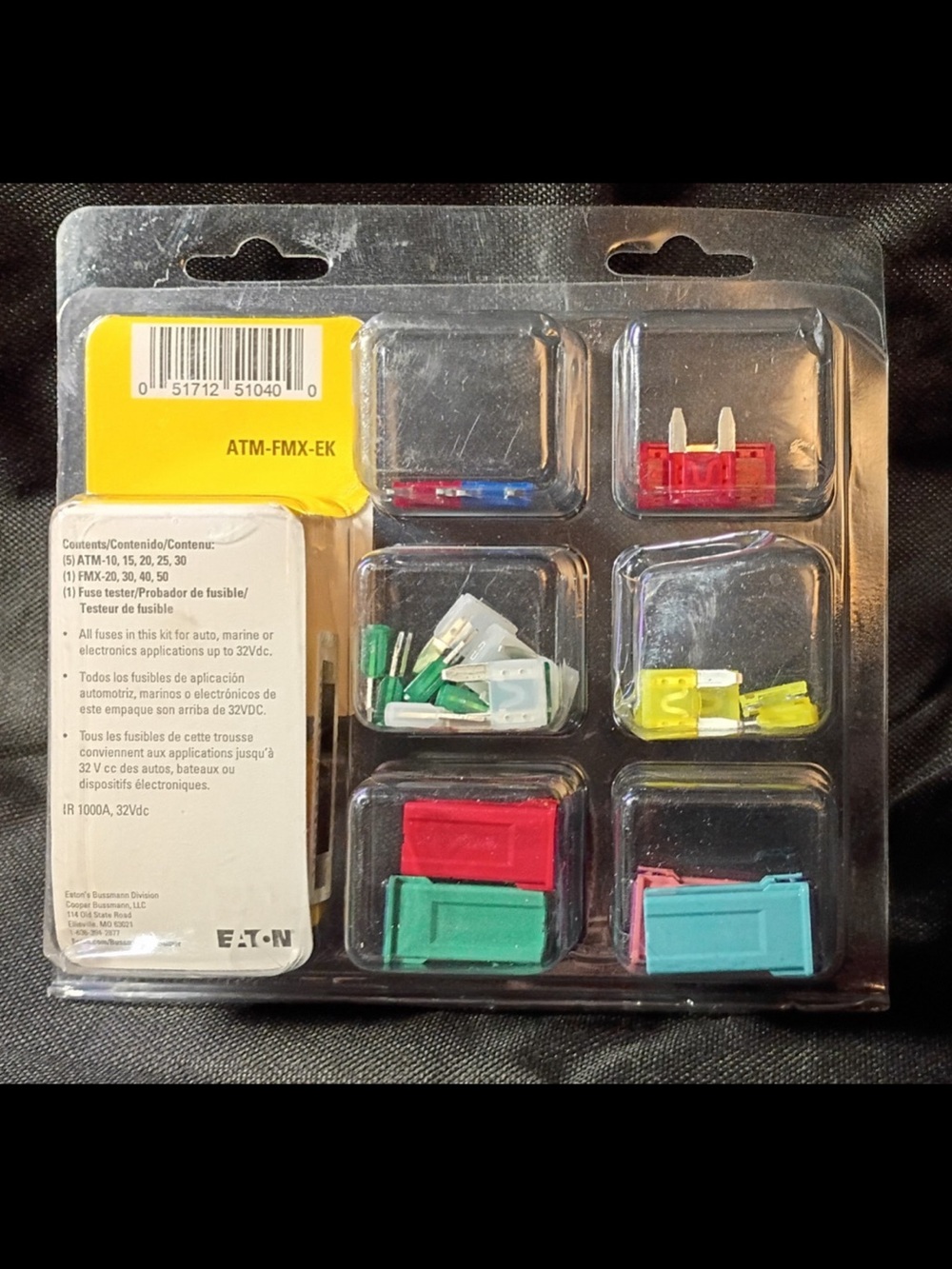 Fuse Kit in Blister Pack